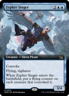 Zephyr Singer (foil) (extended art)