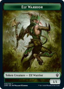 Elf Warrior token (1/1)