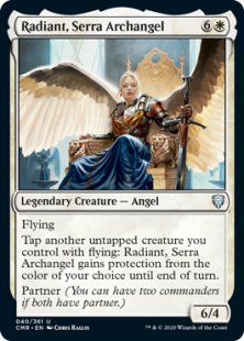 Radiant, Serra Archangel - Commander Legends | Bazaar of Magic