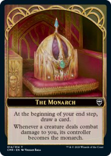 The Monarch card (foil)