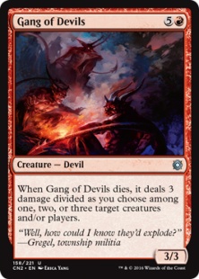 best devil cards mtg Charmbreaker Devils Innistrad 134/264 Regular Rare Commander / EDH MTG decks