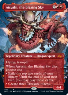 Atsushi, the Blazing Sky (foil) (borderless)