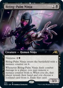 Biting-Palm Ninja (foil) (extended art)