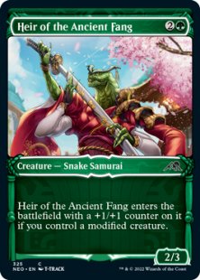 Heir of the Ancient Fang (foil) (showcase)