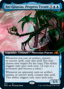 Jin-Gitaxias, Progress Tyrant (foil) (extended art)