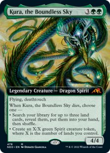 Kura, the Boundless Sky (foil) (extended art)