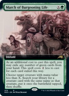 March of Burgeoning Life (foil) (extended art)
