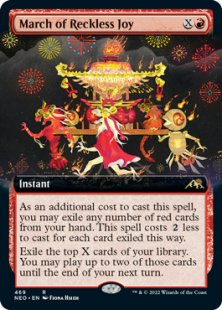 March of Reckless Joy (foil) (extended art)