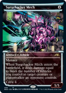 Surgehacker Mech (foil) (showcase)