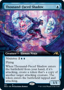 Thousand-Faced Shadow (foil) (extended art)