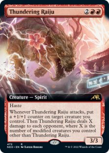 Thundering Raiju (extended art)