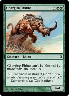 Charging Rhino (foil)