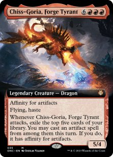 Chiss-Goria, Forge Tyrant (foil) (extended art)