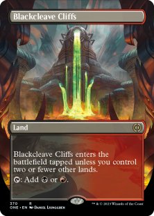 Blackcleave Cliffs (foil) (borderless)