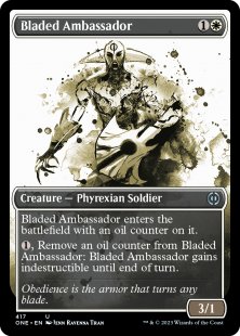 Bladed Ambassador (#417) (step-and-compleat-foil) (showcase)