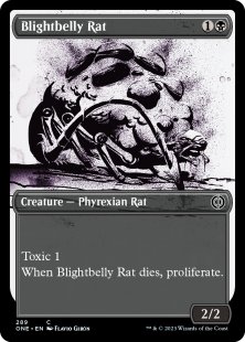 Blightbelly Rat (#289) (foil) (showcase)