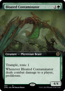 Bloated Contaminator (foil) (extended art)