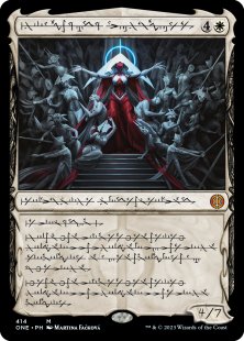 Elesh Norn, Mother of Machines (#414) (Phyrexian) (foil) (showcase)