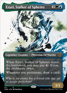 Ezuri, Stalker of Spheres (#317) (borderless)