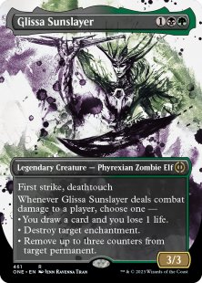 Glissa Sunslayer (#461) (step-and-compleat-foil) (borderless)