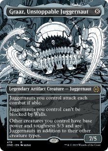 Graaz, Unstoppable Juggernaut (#478) (step-and-compleat-foil) (borderless)