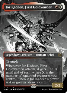 Jor Kadeen, First Goldwarden (#332) (foil) (borderless)