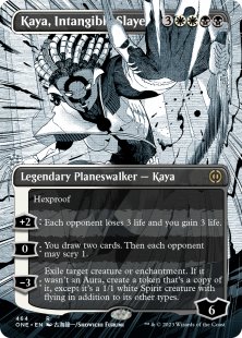Kaya, Intangible Slayer (#464) (step-and-compleat-foil) (borderless)