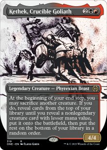 Kethek, Crucible Goliath (#319) (foil) (borderless)