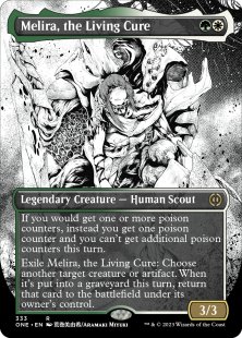 Melira, the Living Cure (#333) (foil) (borderless)