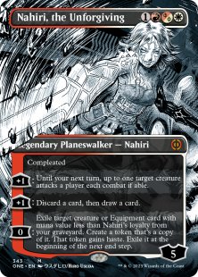 Nahiri, the Unforgiving (#343) (foil) (borderless)