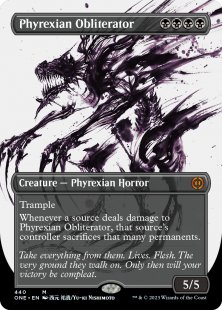 Phyrexian Obliterator (#440) (step-and-compleat-foil) (borderless)