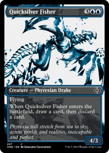 Quicksilver Fisher (#287) (foil) (showcase)