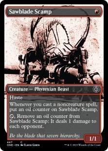 Sawblade Scamp (#447) (step-and-compleat-foil) (showcase)