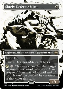 Skrelv, Defector Mite (#427) (step-and-compleat-foil) (borderless)