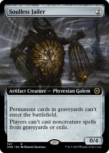 Soulless Jailer (foil) (extended art)