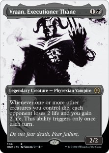 Vraan, Executioner Thane (#309) (foil) (borderless)