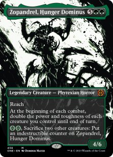 Zopandrel, Hunger Dominus (#458) (step-and-compleat-foil) (borderless)