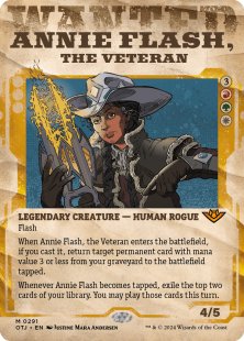 Annie Flash, the Veteran (foil) (showcase)