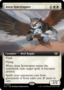 Aven Interrupter (foil) (extended art)