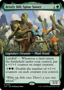 Bristly Bill, Spine Sower (extended art)