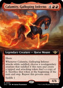 Calamity, Galloping Inferno (foil) (extended art)