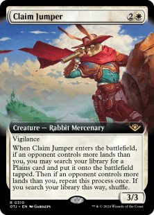 Claim Jumper (foil) (extended art)