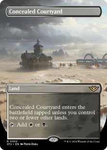 Concealed Courtyard (foil) (borderless)