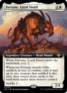Fortune, Loyal Steed (foil) (extended art)