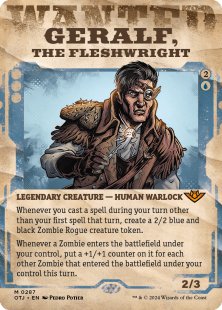 Geralf, the Fleshwright (showcase)