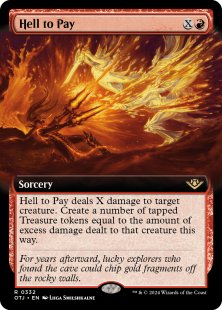 Hell to Pay (foil) (extended art)