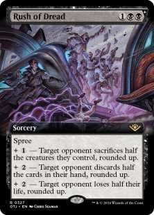 Rush of Dread (foil) (extended art)