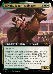 Selvala, Eager Trailblazer (foil) (extended art)