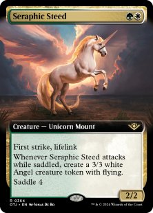 Seraphic Steed (foil) (extended art)