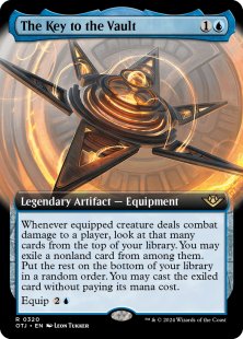 The Key to the Vault (foil) (extended art)